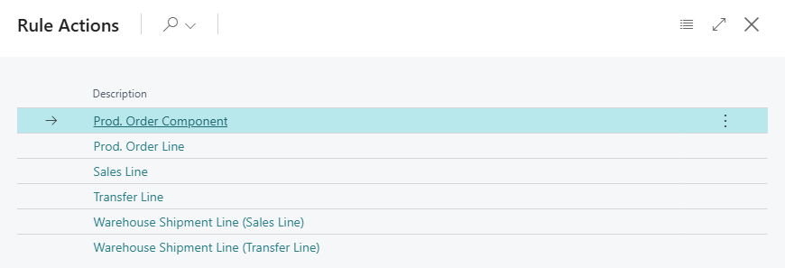 Item Tracking Assignment Rules