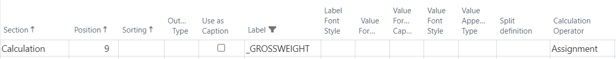 CD Calculation line 1b