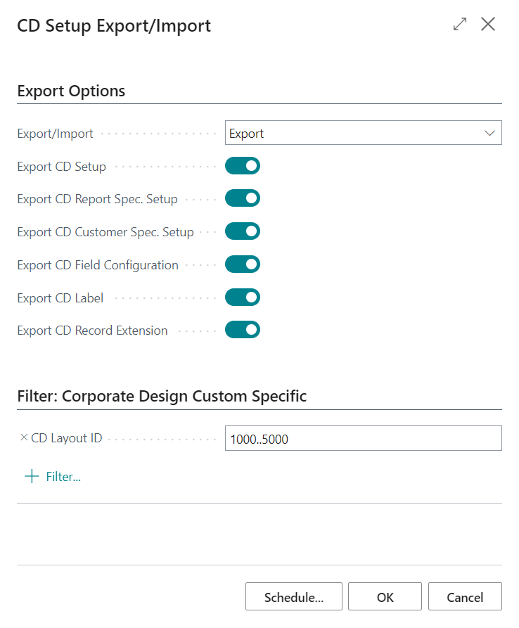 CD Export/Import 1