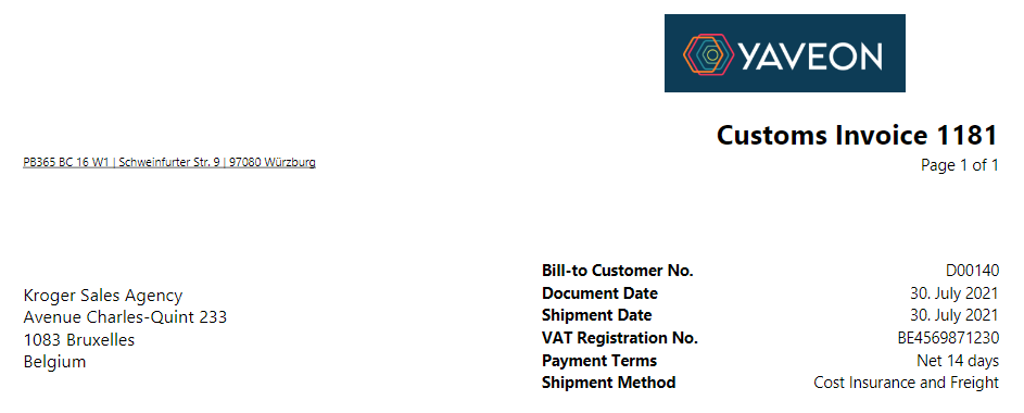 CD label customize example