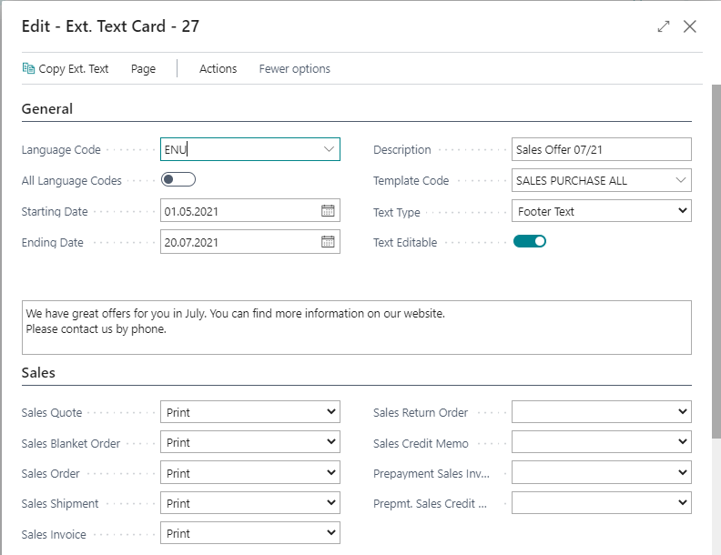 Imported Standardtext