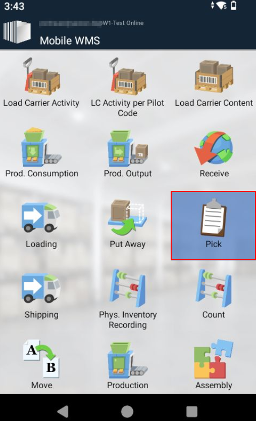 pick menu icon