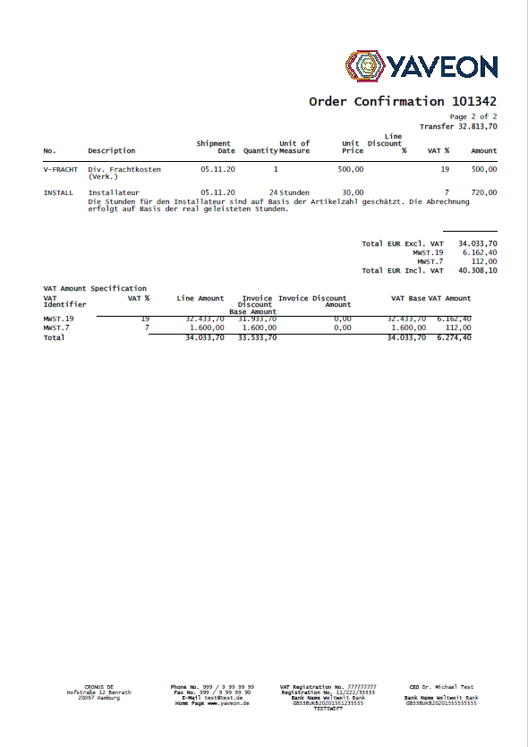 Order Confirmation SYS_FOURCOLFOOTER Page 2