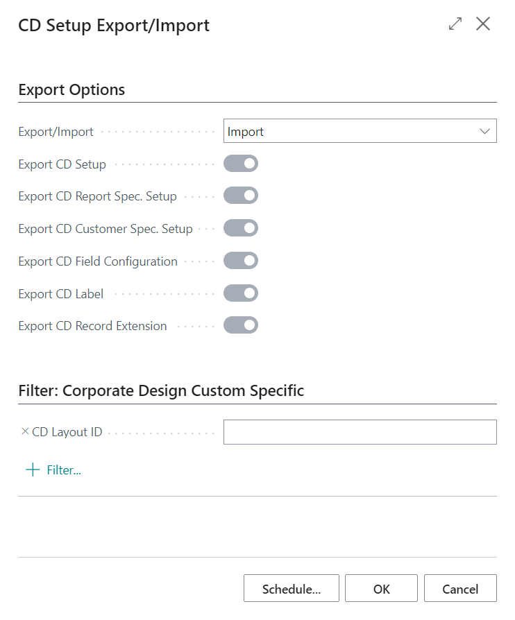CD Export/Import 2