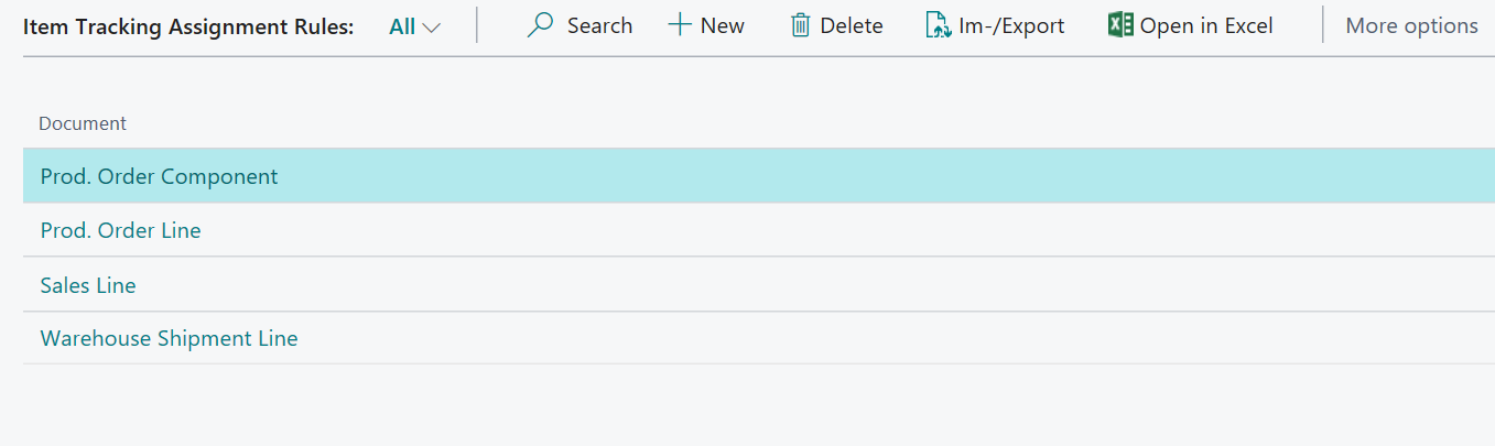 Item Tracking Assignment 