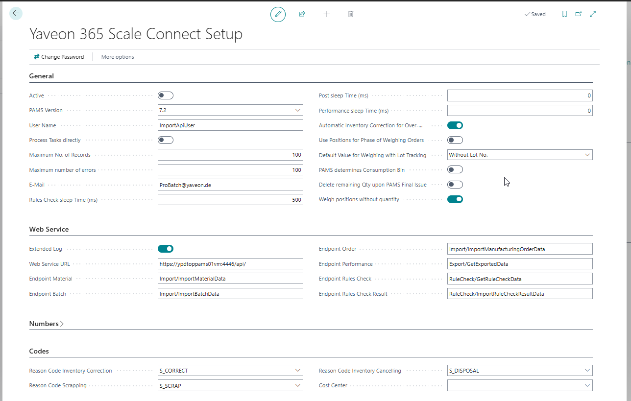 Scale integration setup